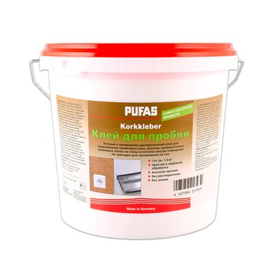 Клей для пробки Pufas Korkkleber (8 кг) 1303092_8 фото